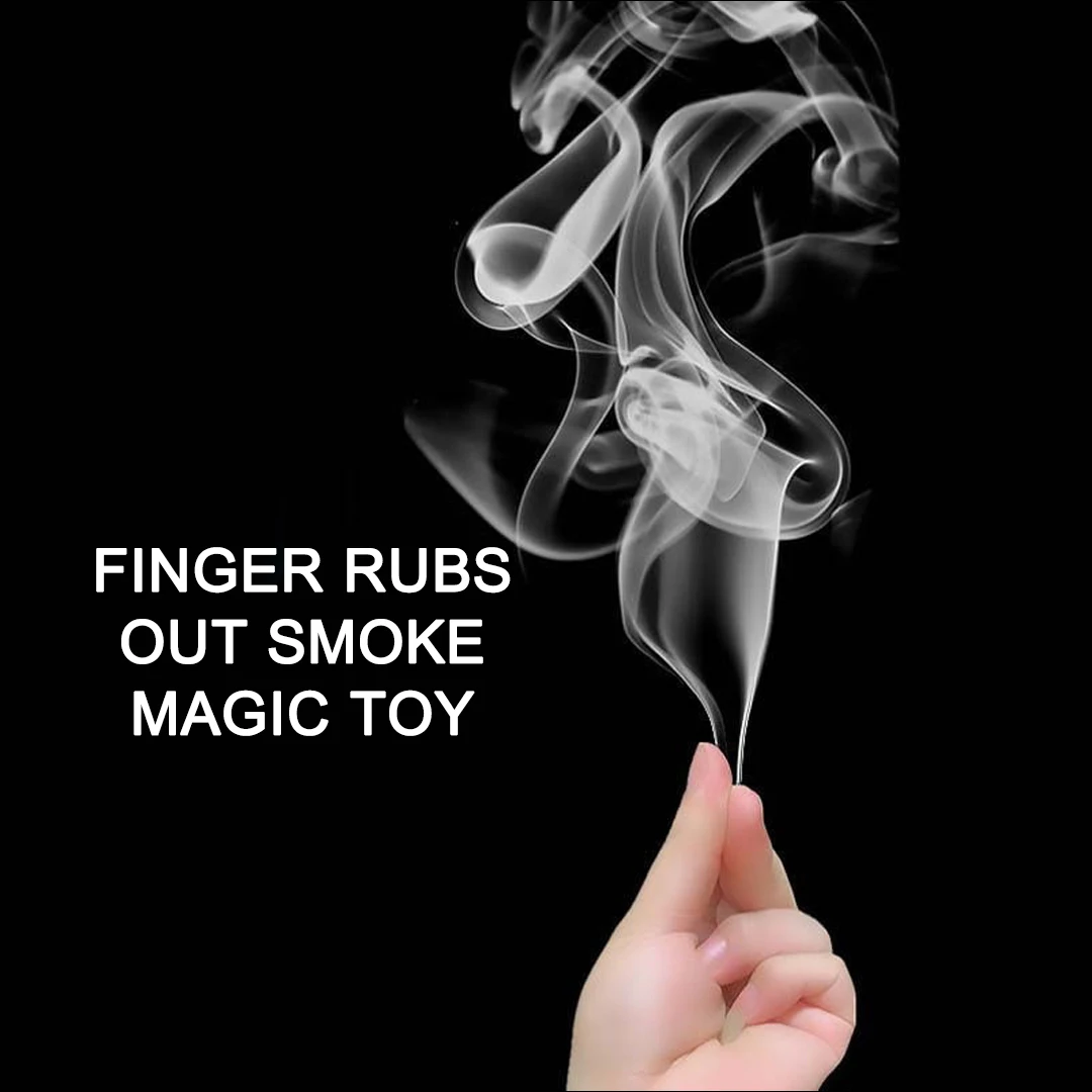 

Finger pointing out smoke, magic toy props 10 sheets A magic toy that emits smoke at the touch of a finger magic tricks