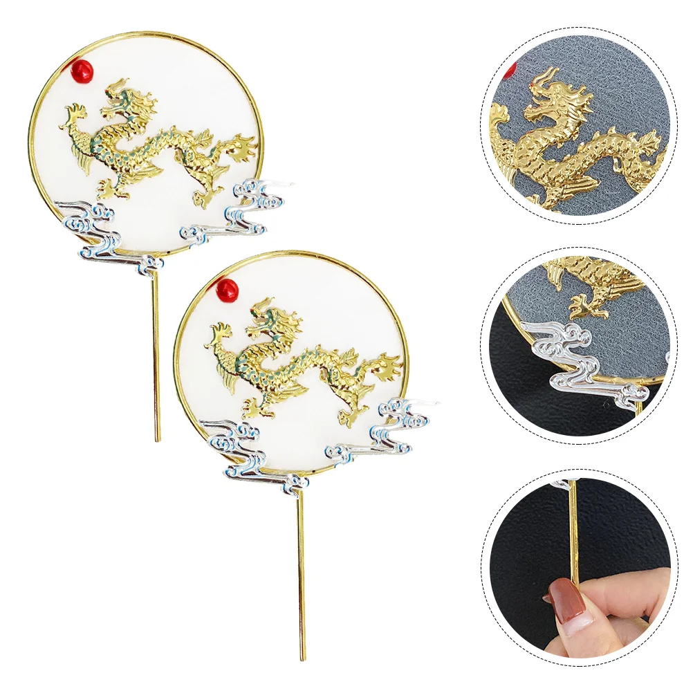 

Cake Picks Decor Party Decoration Birthday Dessert Chinese Dragon Pick Alloy Cupcake Christmas Drink Toppers Boy Cocktail Metal