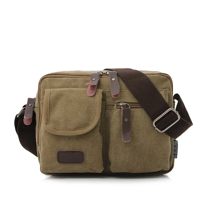 

men Casual Bag Bags Autumn Bolsos De Bags Men's New Handbags Bag Retro Crossbody men Hombre Canvas Travel Bag Shoulder