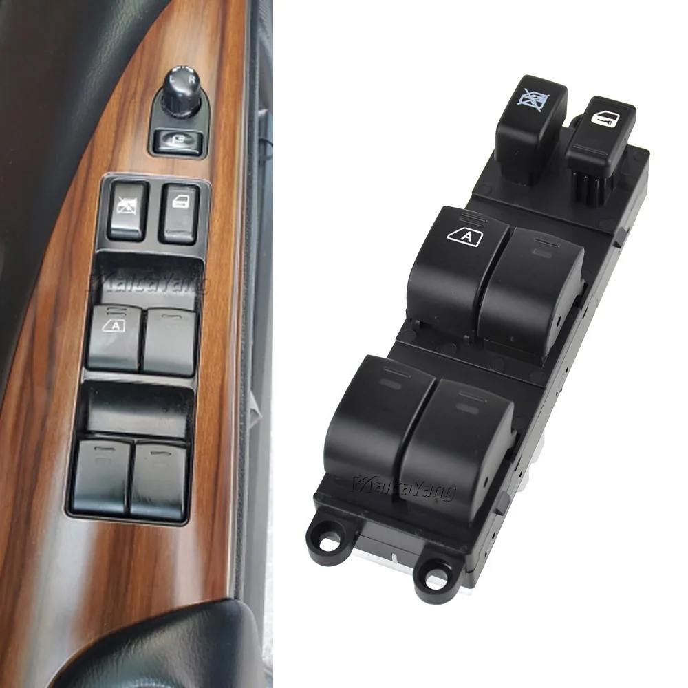 Front Left Window Lifter Control Switch Car Window Lift Switch For Nissan Teana J31 J32 VQ23/35 Sentra 25401-9W100 254019W100