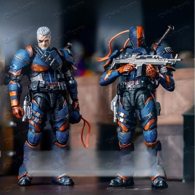 Фото В наличии: Коллекционная фигурка Deathstroke (DC002) из серии Arkham Knight, масштаб 1/12, готовая модель, подарок для коллекционеров. №1