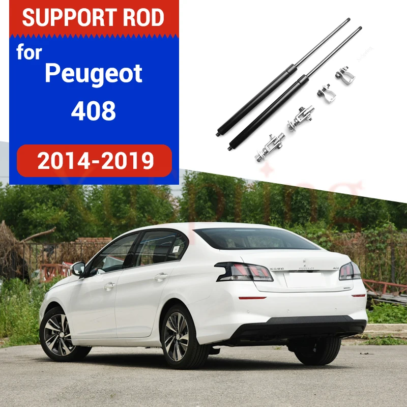 

Опора для задней двери автомобиля, газовый пружинный амортизатор, гидравлические стойки для Peugeot 408 II 2014 2015 2016 2017 2018 2019 2020