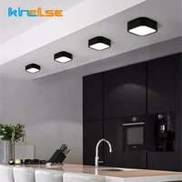 simplicity led ceiling downlight surface mounted round square panels light aisle corridor porch ceiling lamp 6w 9w 12w 18w 24w