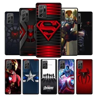 marvel avengers captain ironman thanos case cover for samsung galaxy note 10 20 8 9 10 ultra f12 f22 m30s m11 m22 5g full