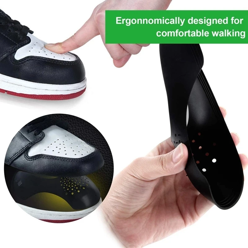 1 Pair Anti Crease Washable Protector Bending Crack Toe Cap Support Shoe Stretcher Lightweight Keeping Sports Shoes Shield images - 6