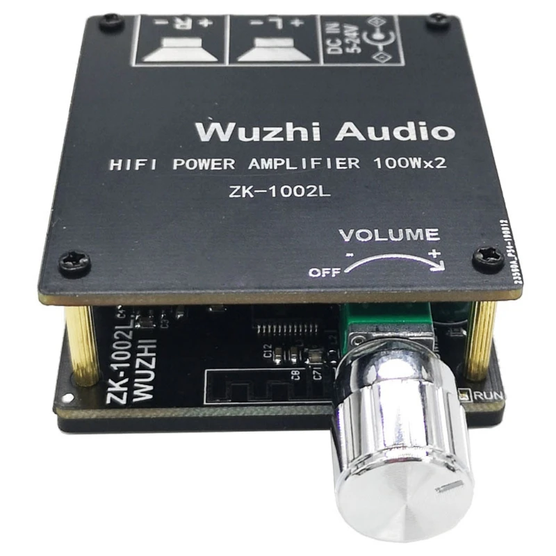 W3JB Mini ZK-1002L 5 0 Bluetooth-совместимая плата цифрового усилителя двойной 100 Вт