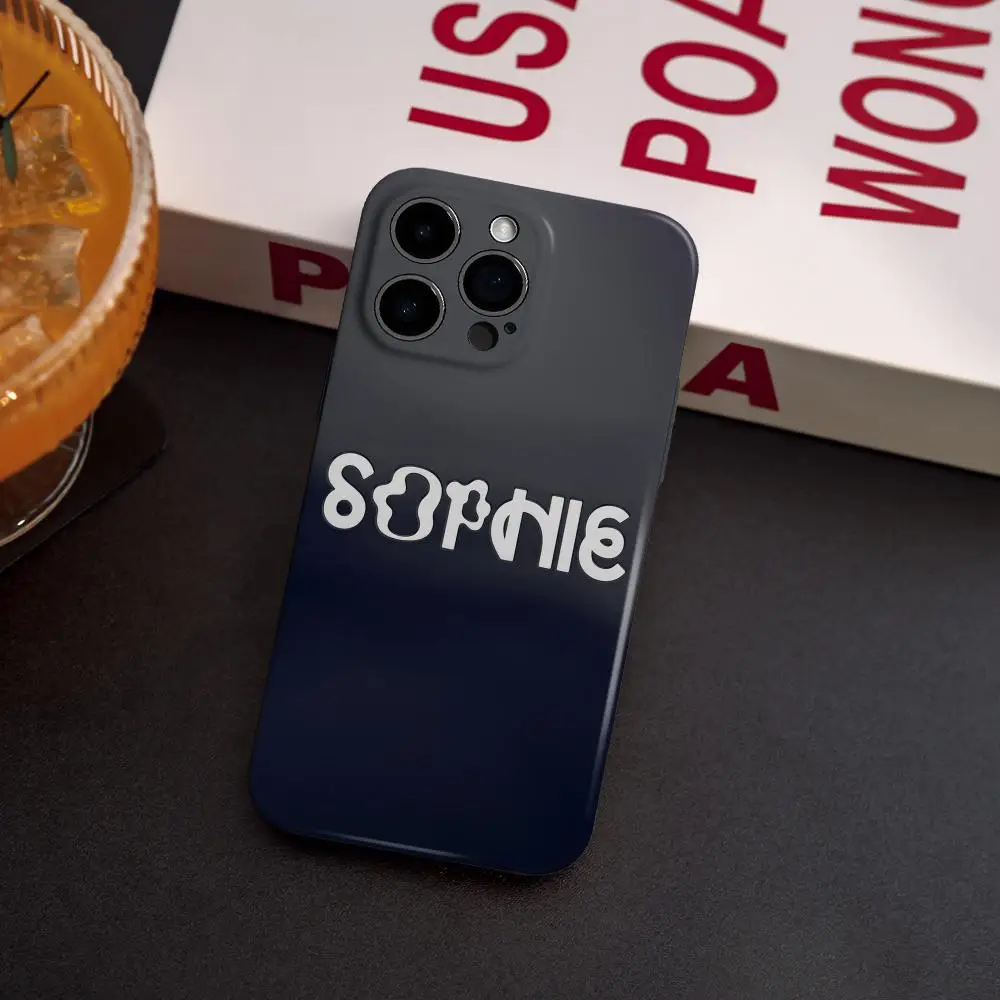 Фото Чехол для телефона S-SOPHIE PRODUCT для iPhone 17, 16, 15, 14, 13, 12, 11 Plus, Pro, Max, Mini, глянцевый, HD, жесткий, с защитной пленкой №2