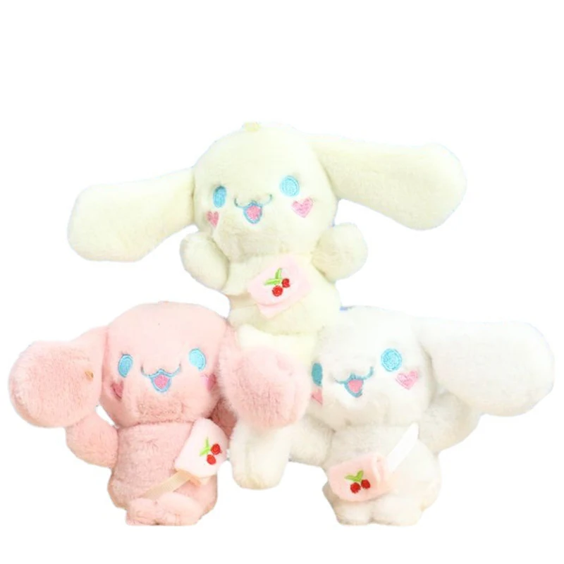 

Sanrio Cinnamoroll Anime Plush Plush Toy Keychain Kawaii Pendant Ornaments Toys Birthday Gift for Child