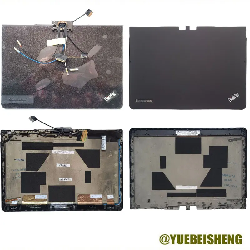 

YUEBEISHENG New/org For Lenovo ThinkPad Twist S230u LCD Back Cover with hinge Camera antenna lcd cable 04Y1416