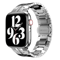 stainless steel strap for apple watch band 44mm 40mm 45mm 41mm bracelet belt wristband iwatch series 7 6 5 4 se 42mm 38mm correa