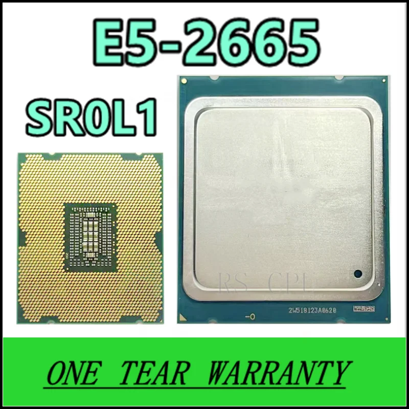 

E5 2665 SR0L1 C2 Processor 20M Cache 2.40 GHz 8.00 GT/s SROL1 LGA 2011 E5-2665 CPU