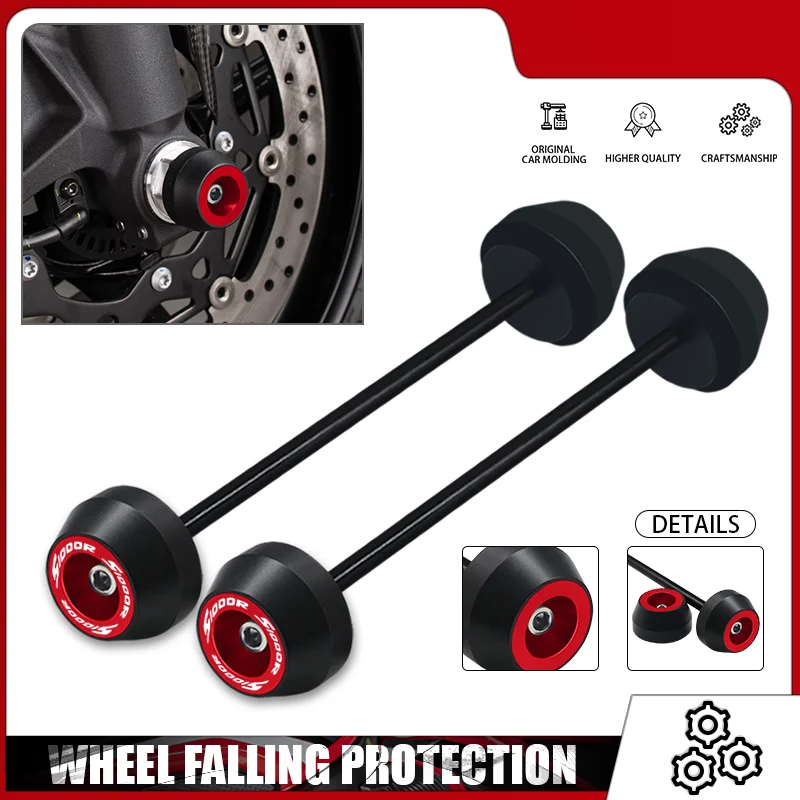 Мотоциклетная передняя и задняя ось вилка колесо аварийные ползунки накладка