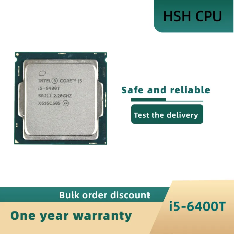 

Процессор Intel I5-6400T 2,2G LGA1151 14 нм 35 Вт четырехъядерный процессор для настольных компьютеров