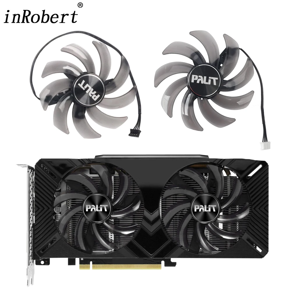 Охлаждающий вентилятор для видеокарты Palit GTX 1660 Ti Super RTX 2060 2070 RTX2060 85 мм |
