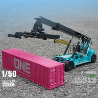 150 scale model konecranes port container reach crane construction machinery vehicle car alloy diecast toys collection display
