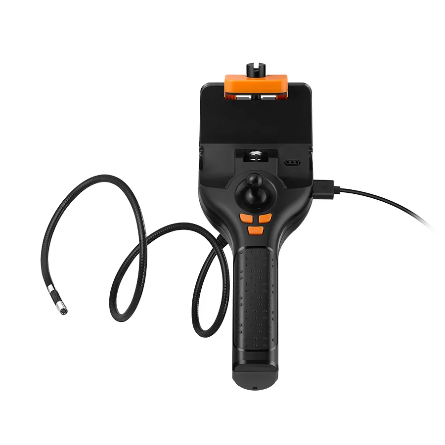 

360 Вращающийся телефон диагональю 3,5 дюйма IPS экран с двумя объективами HD1080P ручной бороскоп для осмотра автомобиля