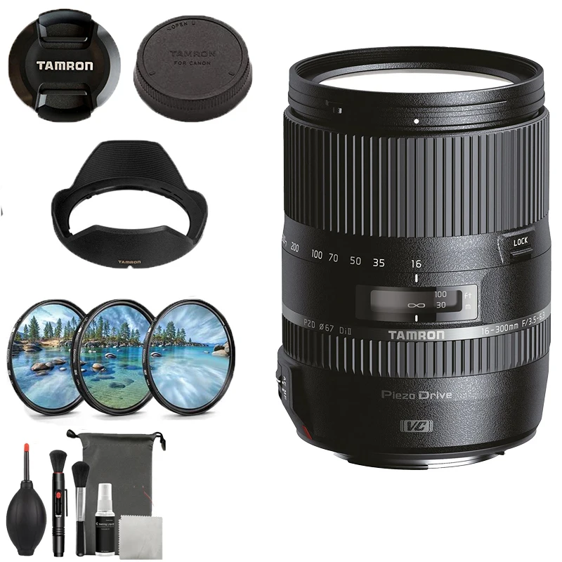 Макрообъектив Tamron 16-300mm f/3.5-6.3 Di II VC PZD для камеры Canon ...