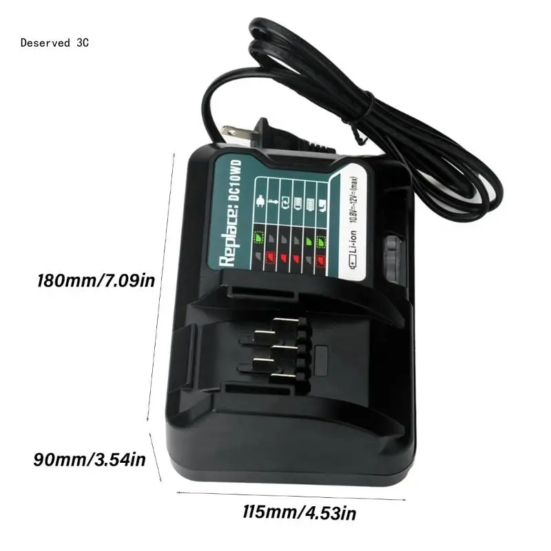Адаптер для зарядки литиевой батареи DC10WD BL1021B BL1041B BL1016