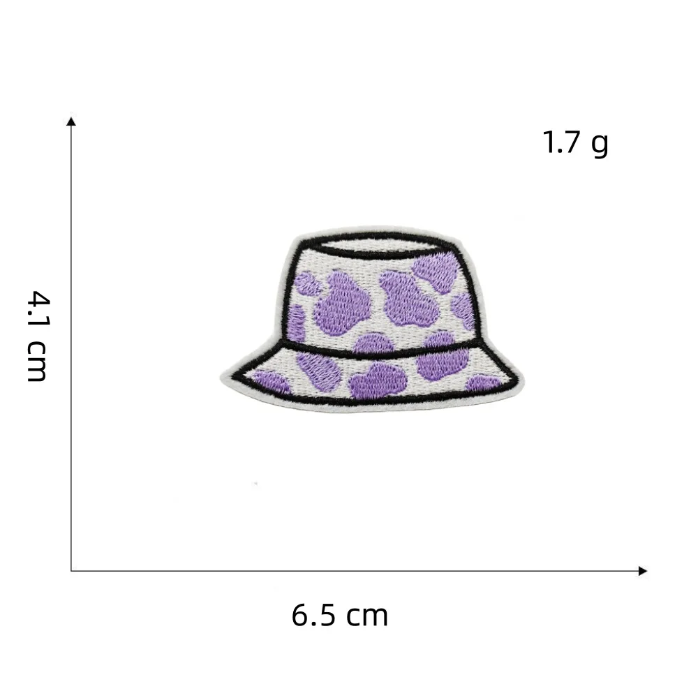 Пурпурные стильные термоклейкие нашивки для одежды патчи с вышивкой очков