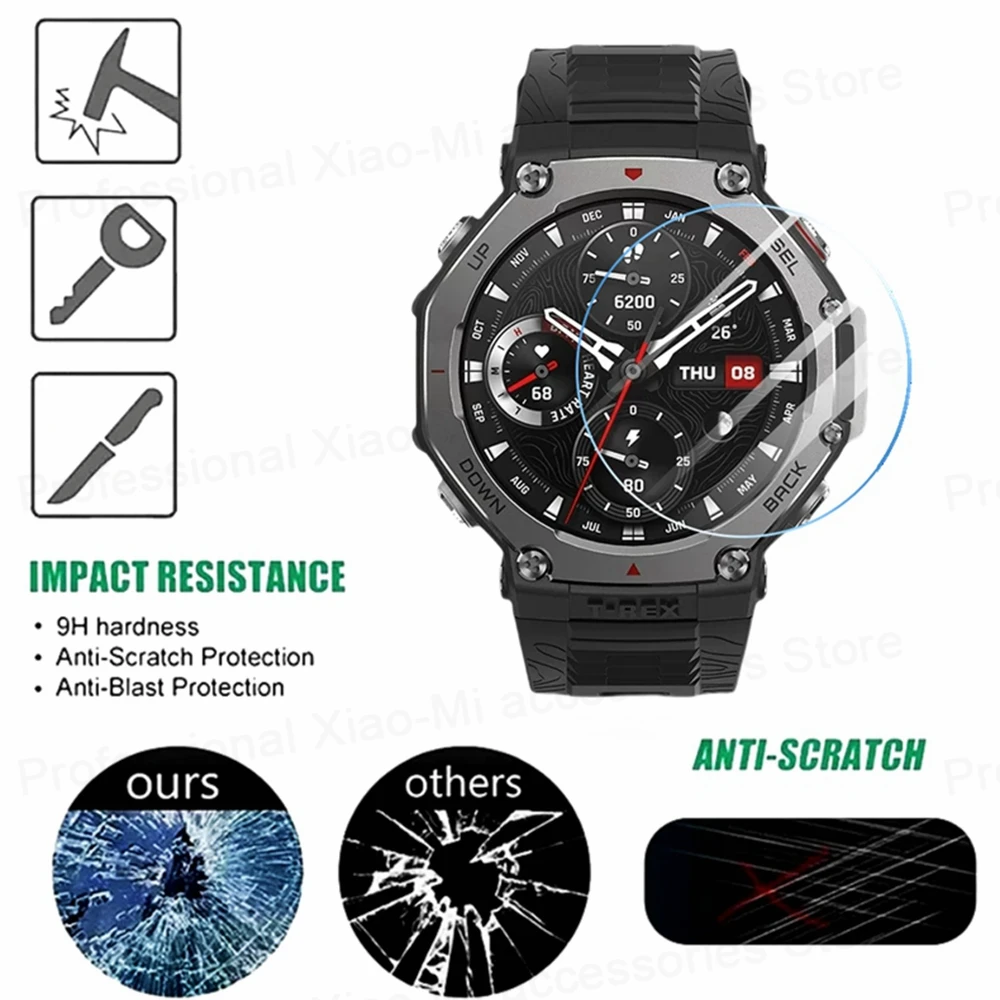 Закаленное стекло для Amazfit T-rex 3 2 Ultra Pro