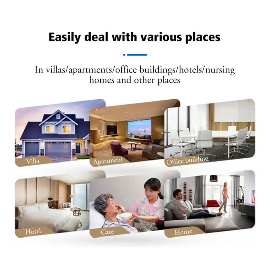 Набор беспроводных дверных звонков CACAZI для умного дома водонепроницаемая умная