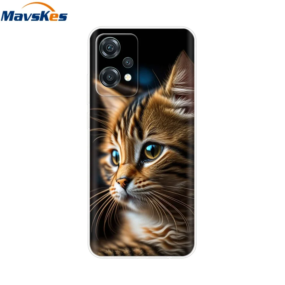 Чехол для OnePlus Nord CE 2 Lite чехол CPH2381 CE2 милый мягкий из жидкого силикона телефона 5G