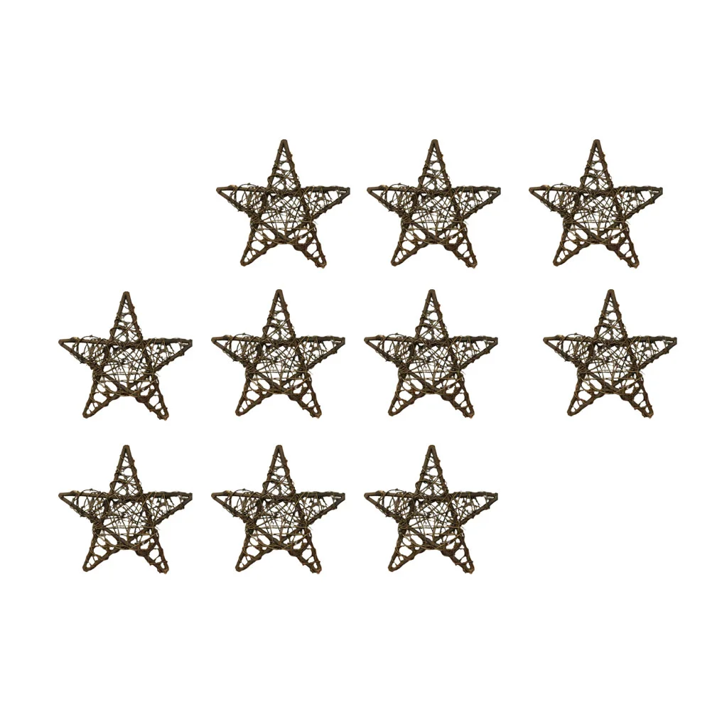 

Star Wreath Rattan Tree Christmas Topper Wicker Grapevine Door Twig Wreaths Vine Branch Decorations Stars