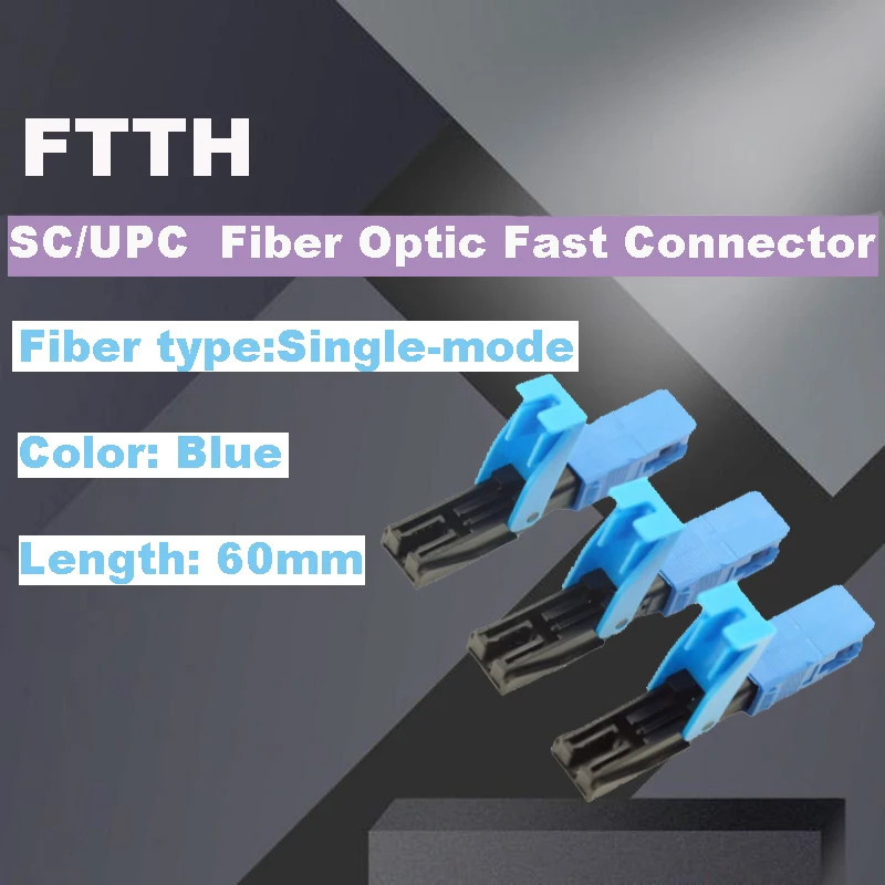 

FASO 50-500 PCS SC/UPC Quick Connector FTTH Tool Quick Connector Optical fibre optique