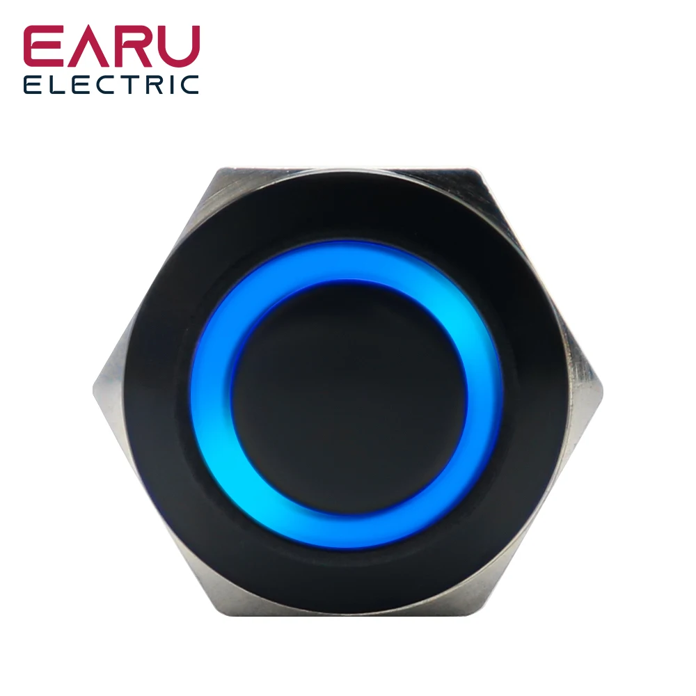 

Металлический кнопочный переключатель EARUELETRIC 12 мм 3-24В/220В