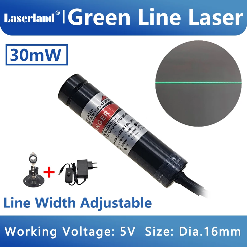 

Зеленый лазерный модуль Laserland 520 нм для дерева