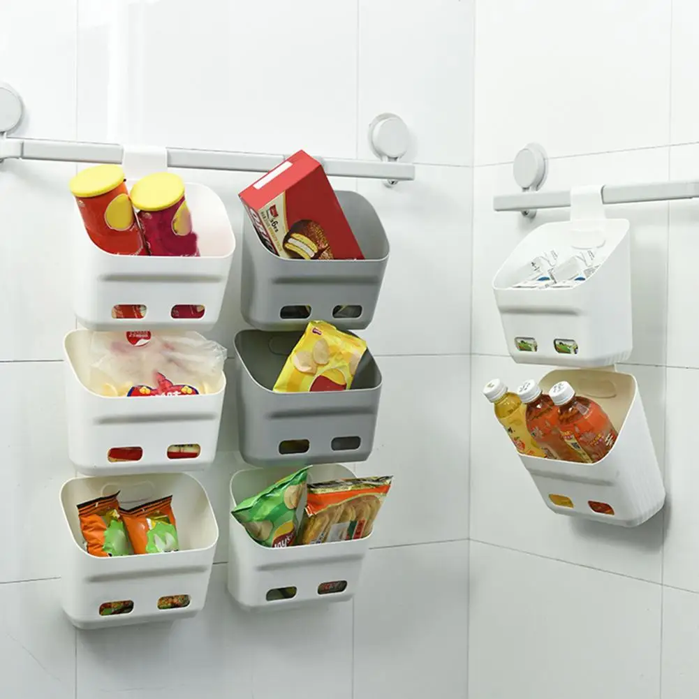 

Hanging Basket Multifunctional Sundries Storage Punch-free Dormitory Bedside Hanging Storage Basket Household Products