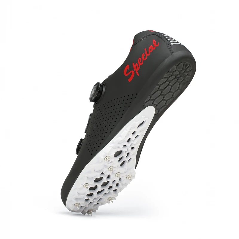 Rotating Track and Field Shoes Men Women Spikes Sneakers Running Training Shoes Lightweight Spike Sport Shoes