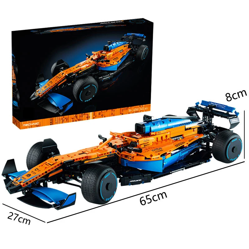 

Новинка техническая Модель гоночного автомобиля 42141 McLarens Формула 1 F1 модель автомобиля строительный набор игрушечные блоки для детей подарок на день рождения