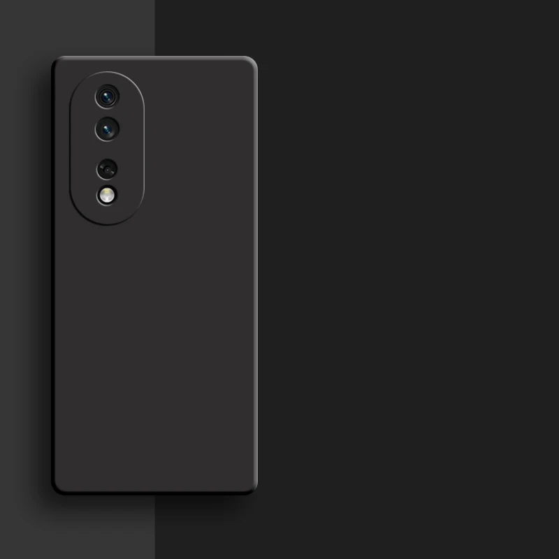For Honor 80 Pro Case 6.78 Inch Original Liquid Silicone Rubber Shockproof Bumper Honor 50 60 70 80 Pro Cover For Honor 60 80 SE