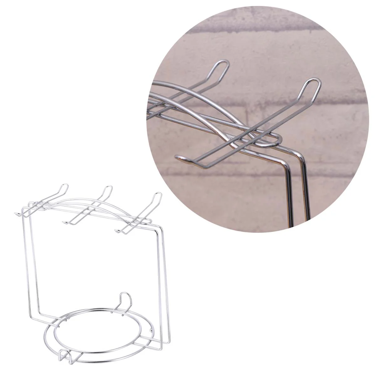 

Mug Coffee Holder Cup Stand Rack Organizer Countertop Hanger Display Storage Drying Tree Dishes Cabinet Steel Shelfstainless