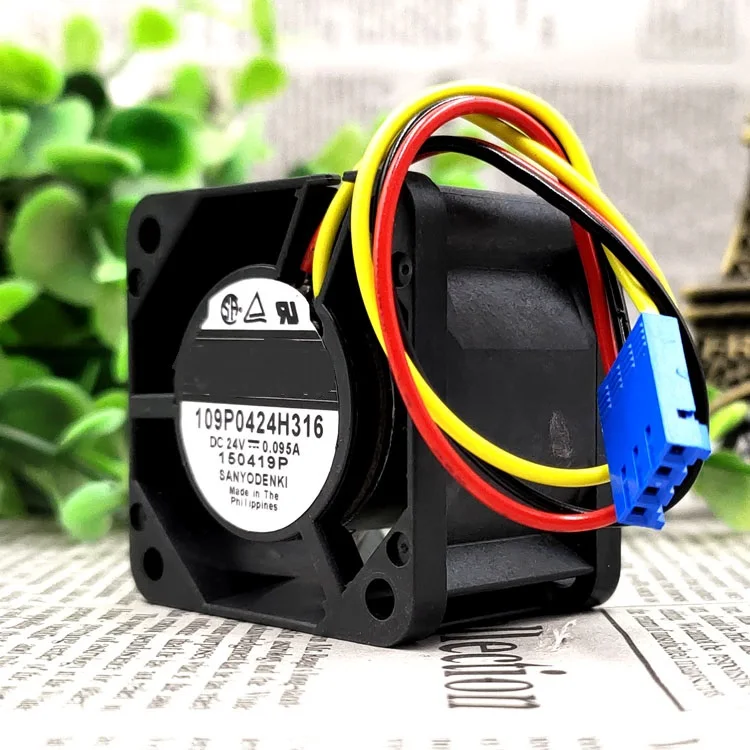 

New original 109P0424H316 4028 24V 3-wire cooling fan
