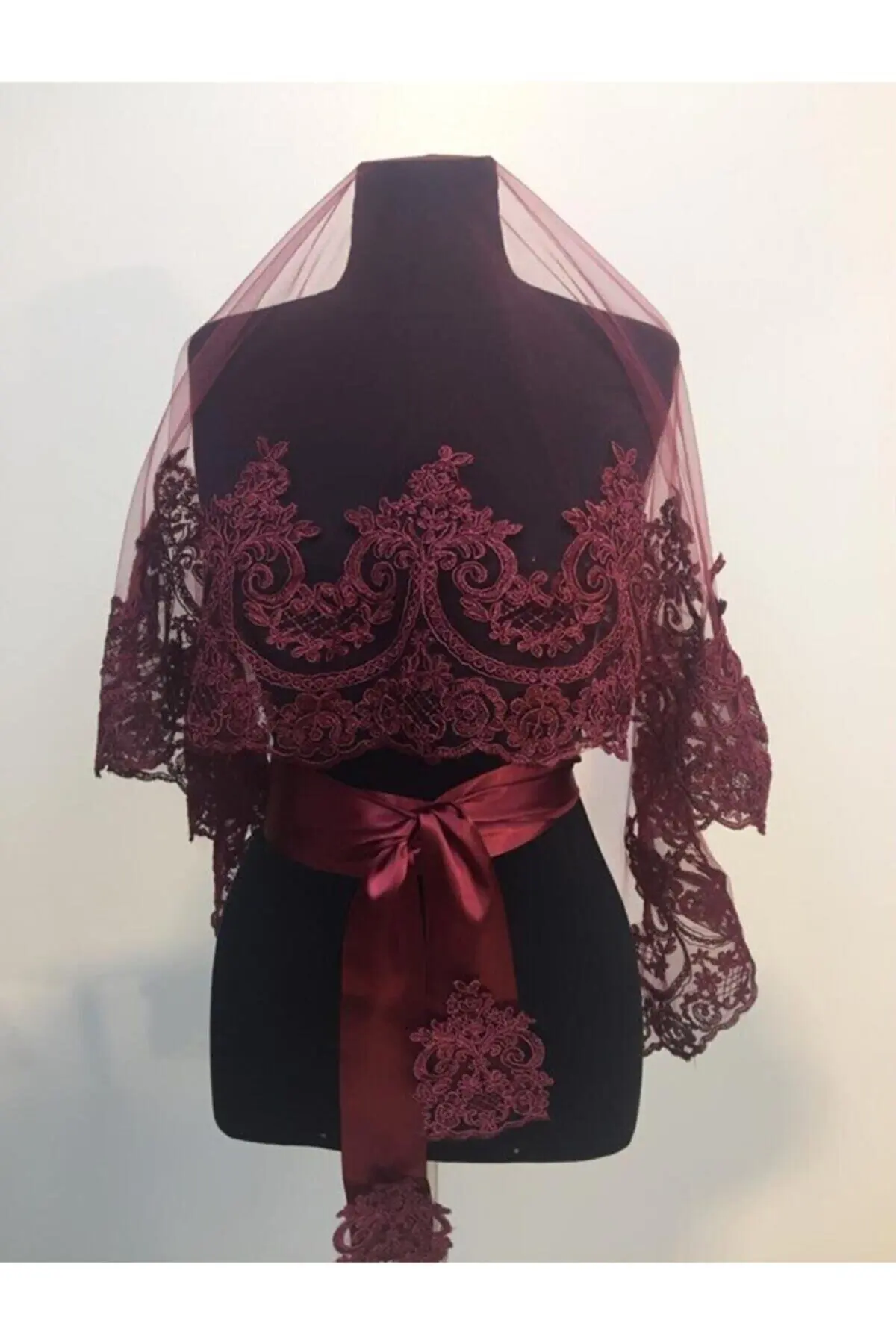 6 шт. свадебные перчатки с вуалью и ремнем для невесты |