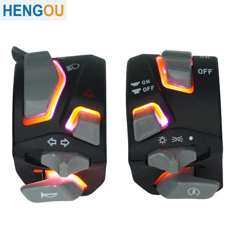 

Универсальный переключатель на руль мотоцикла, 7/8 дюйма, 22 мм