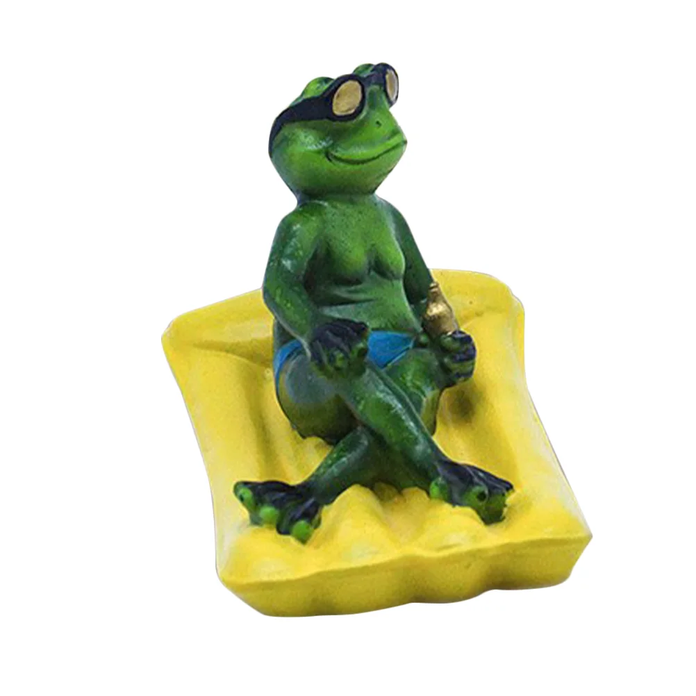 

Frogs Floating Frog Resin Garden Figurine Pond Figurines Water Decoration Miniature Statue Tank Fish Ornament Decor Aquarium