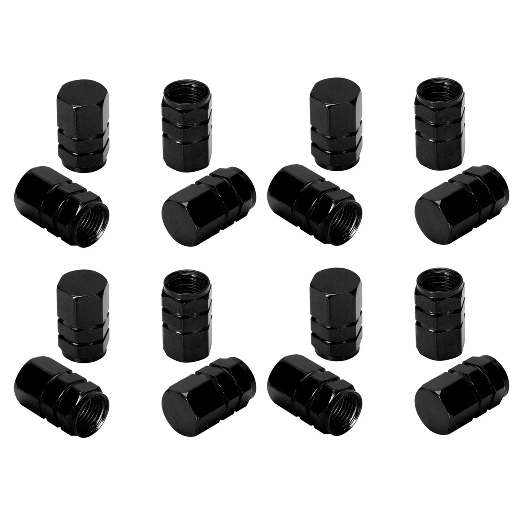 

16PCS Aluminum Tire Wheel Rims Stem Air Valve Caps Tyre Cover Car Truck Bike