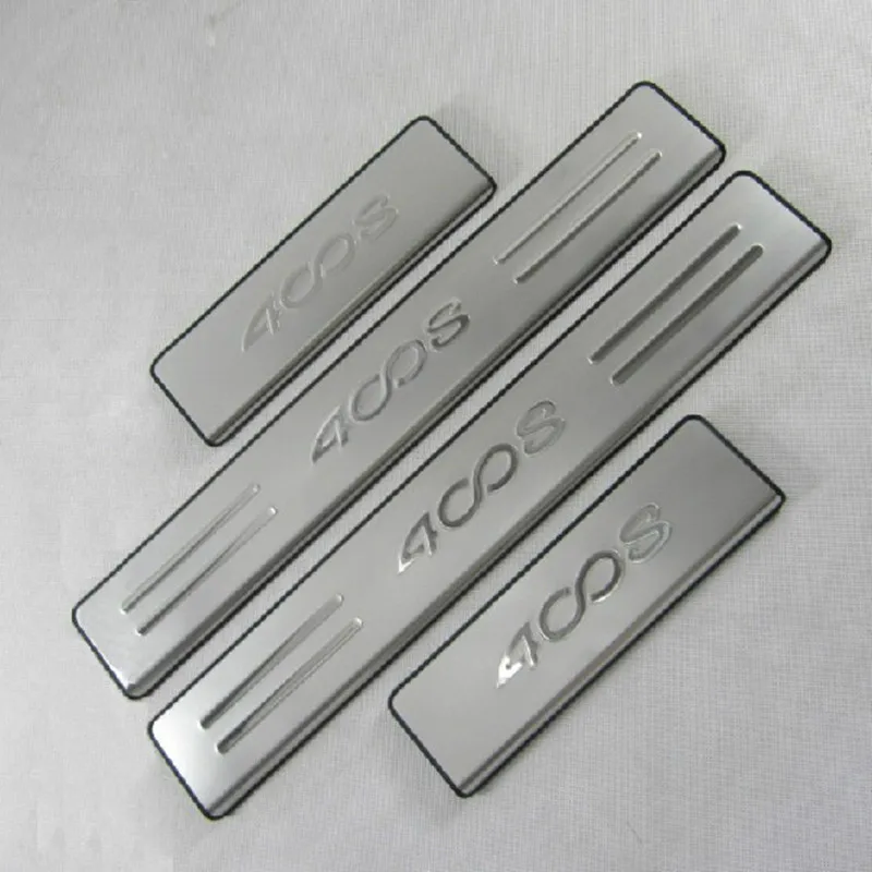 

High quality stainless steel Door Sill Scuff Plate Threshold protector guard Welcome Pedal for 2013 Peugeot 4008 Car-Styling