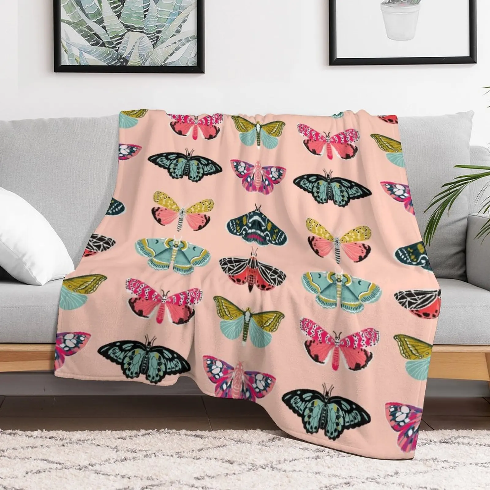 Покрывало Lepidoptery № 1 от Andrea Lauren Роскошное дизайнерское одеяло одеяла для детского