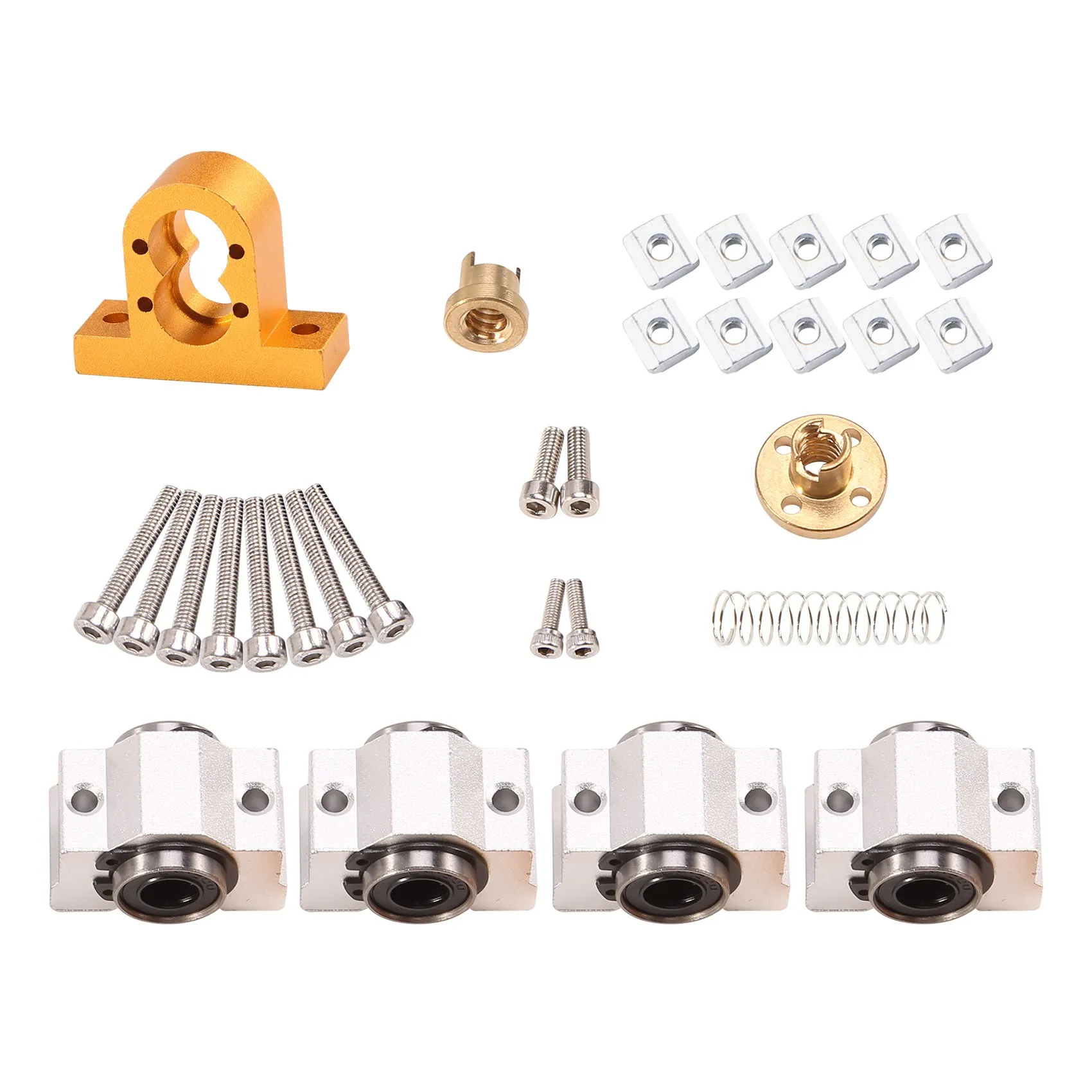 CNC 3018 Pro SCV10VUU подшипник 12 мм 10 для CNC3018 T8 винтовой Конец 4 диаметр станка с ЧПУ Xaxis