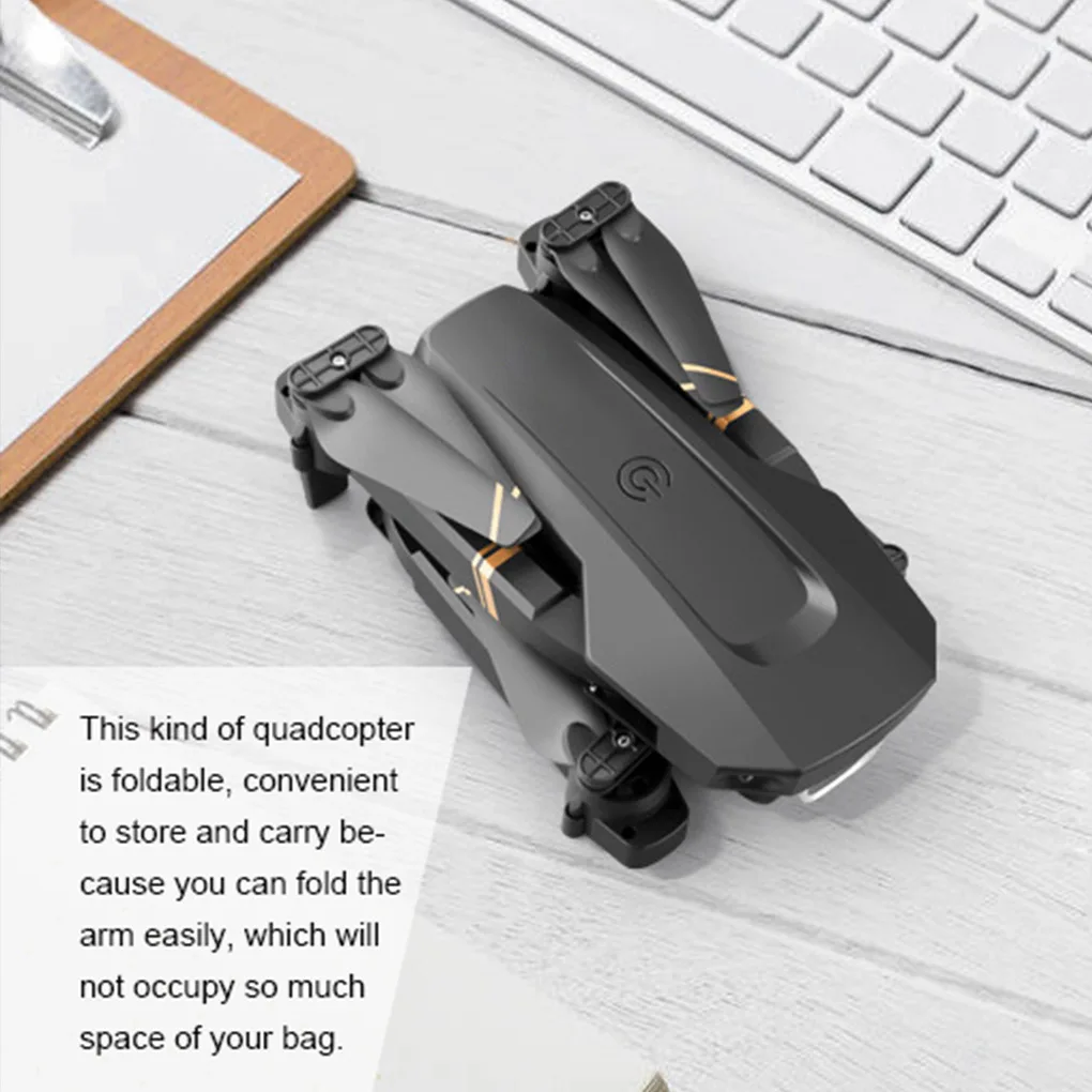

Quadcopter Foldable WiFi Drone Remote Control Portable Flying Toy, 720 Single Camera