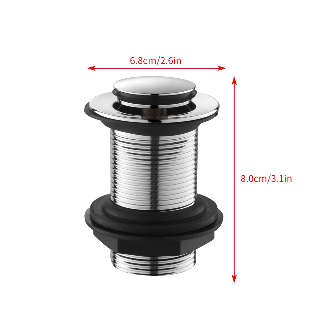 

Basin Residue Filter Pop Up Sink Debris Strainer Metal Kitchen Bathroom Drain Filter Stopper