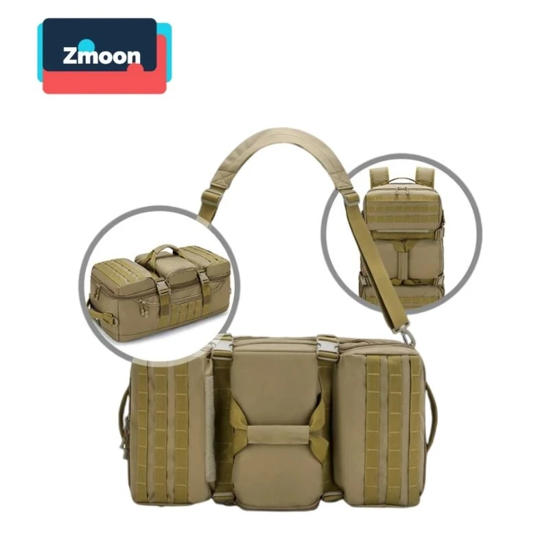 32*20*60cm Large Capacity Backpack High Quality Embossing 1000D Nylon Durable Ribstop PVC 3 In 1  Shoulder Bags Handbag Backpack