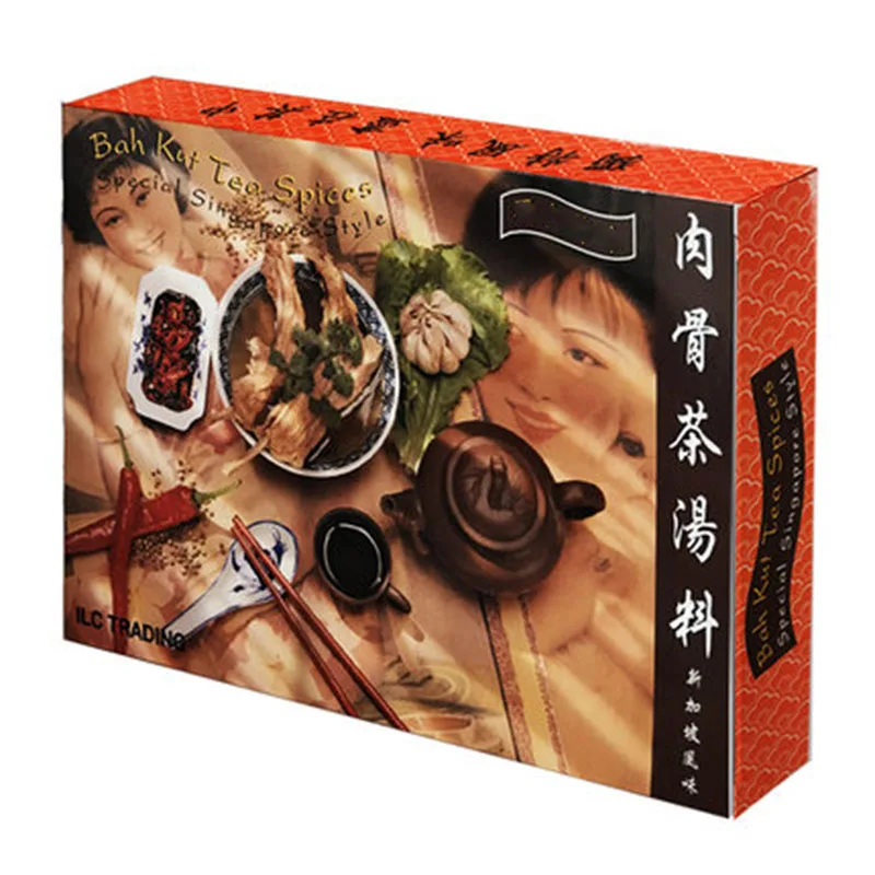 

Singapore specialty bah kut tea spices Piper nigrum soup stock 30g*5/box