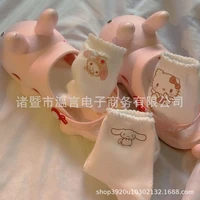 summer sanrio womens socks japanese cute cartoon hello kitty melody white jk kawaii fashion lace stockings casual sister gift