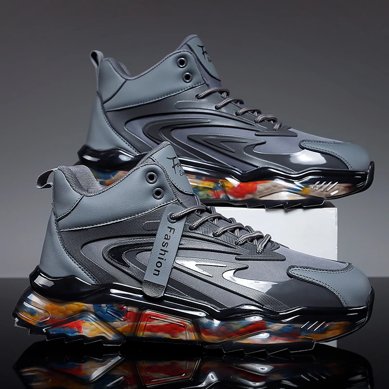 

Мужская обувь, летние дышащие черные туфли для папы, Мужская Осенняя спортивная обувь, новинка 2022, мужские кроссовки для увеличения бега