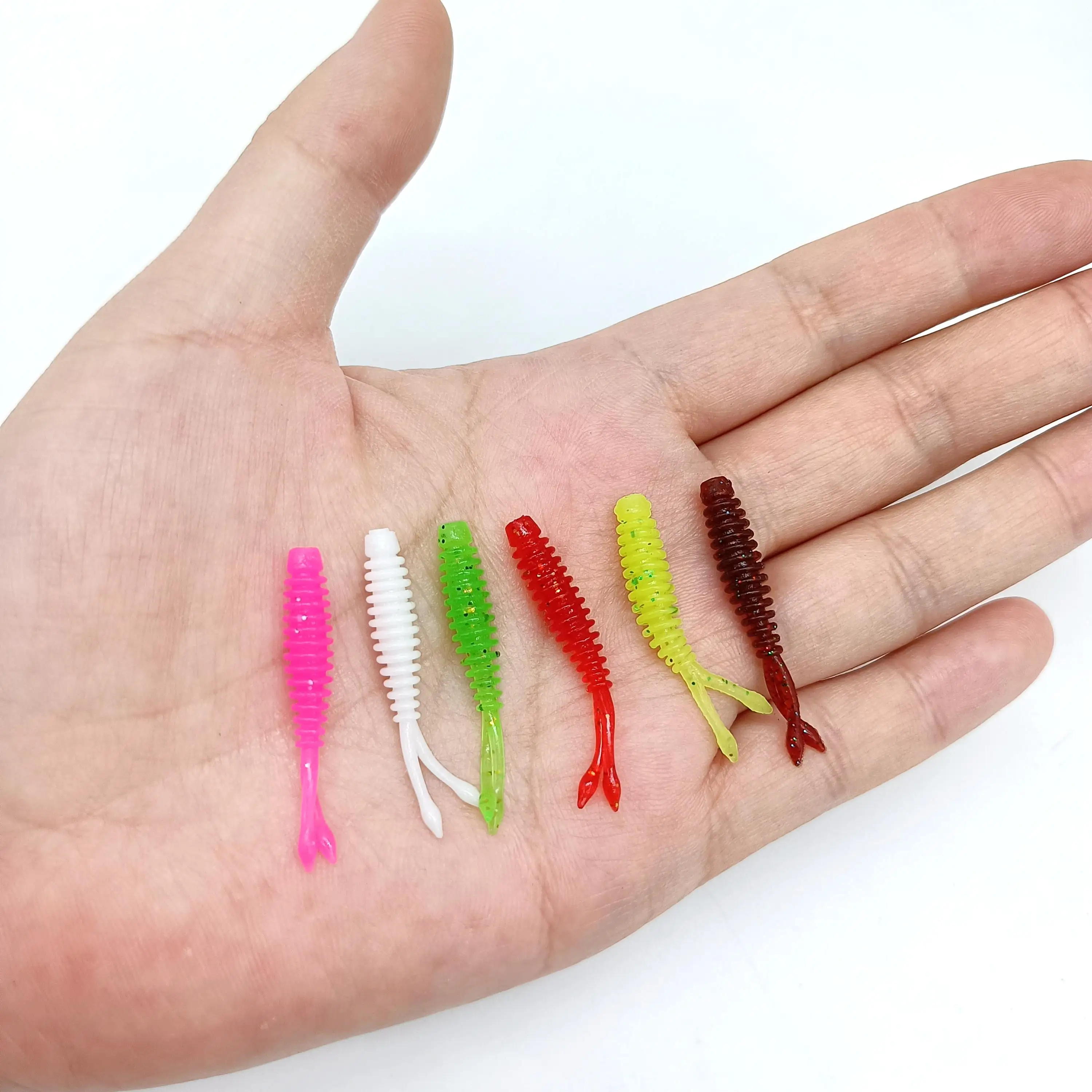 DUODUOYU 60 шт. ТПЭ плавающая миниатюрная мягкая рыболовная приманка Ajing 0 27 г/35 мм